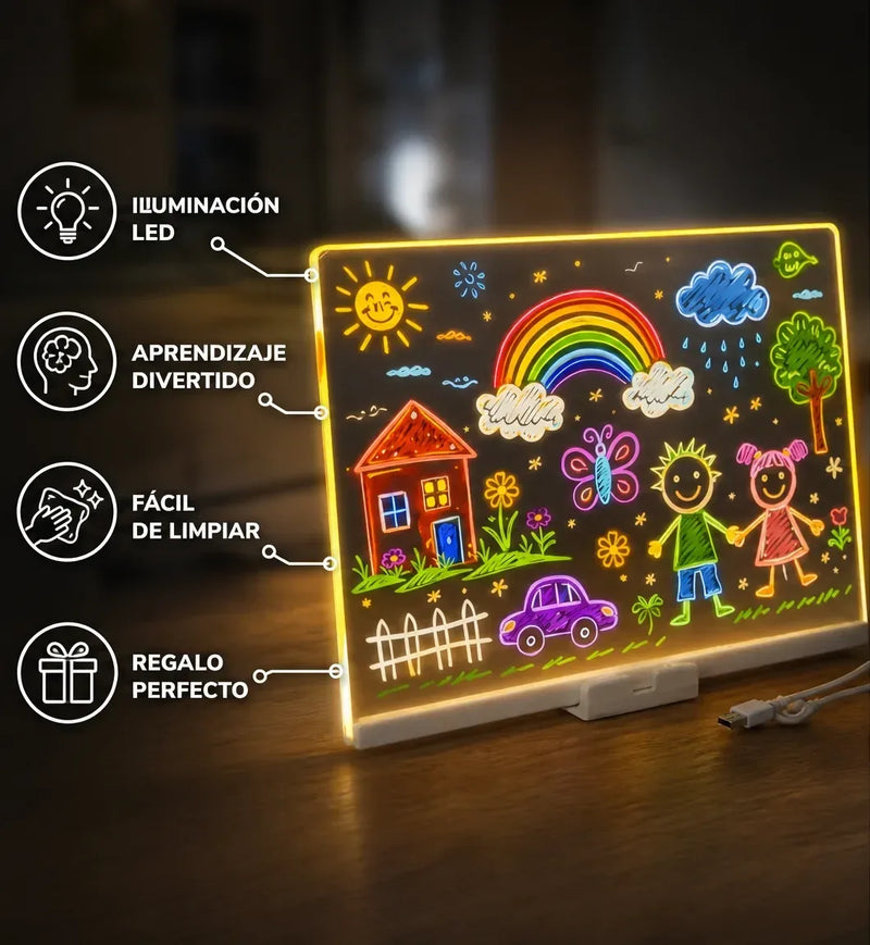 Tablero Kids Luz Led