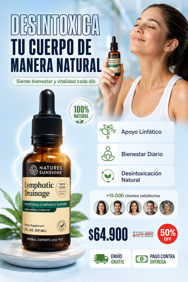 Suplemento Lymphatic Extracto Herbal