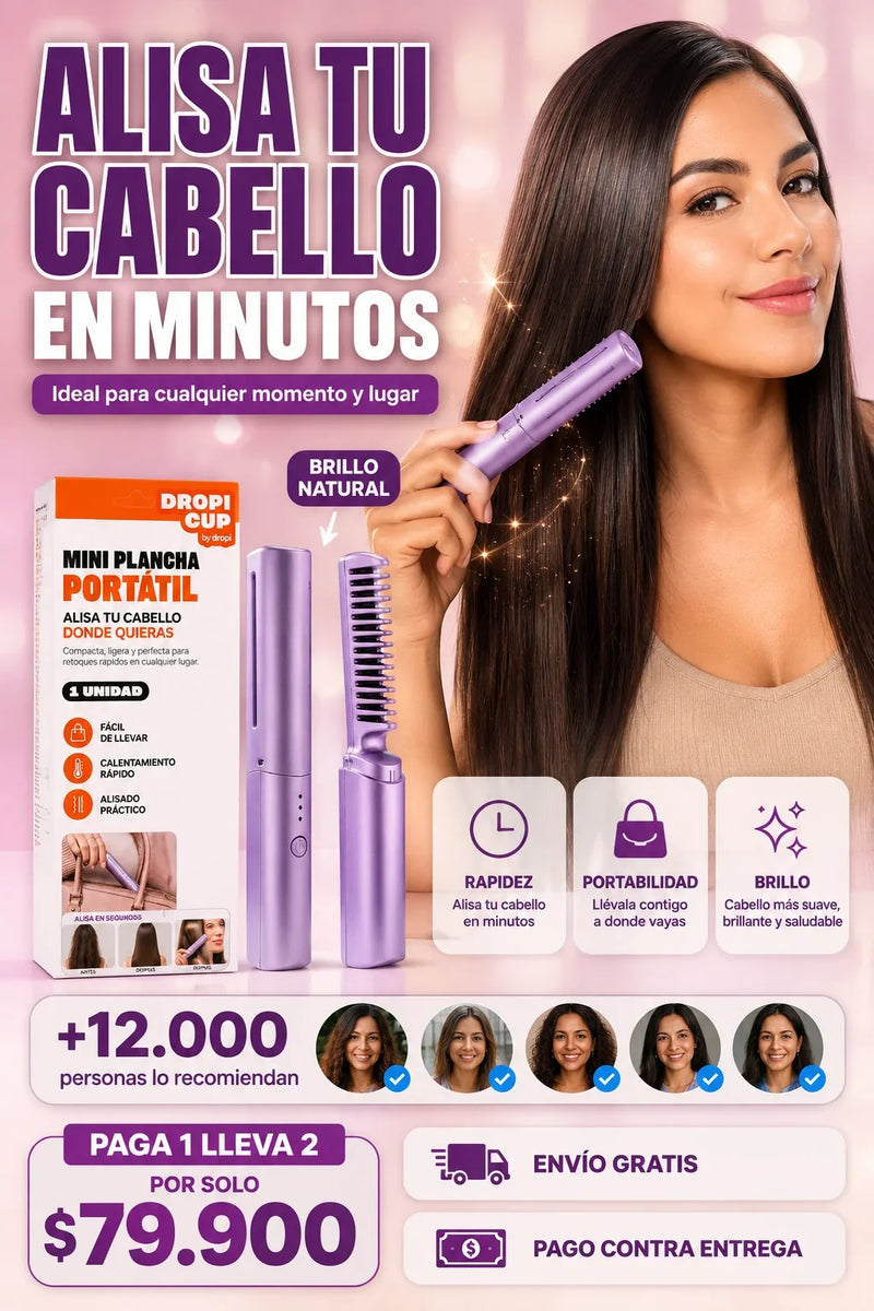 Peine Alisador Portatil