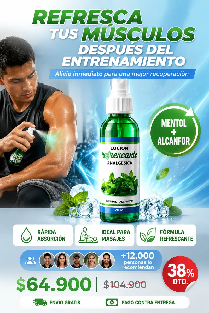 Loción Analgésica Mentol 120ml