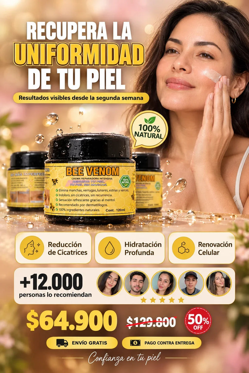 BEE VENOM CICATRICES Y MANCHAS